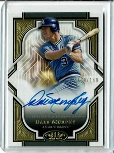 2023 Topps Tier One Autographed Card #T1A-DM Dale Murphy Serial #139/149 - Picture 1 of 2