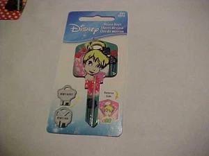 Tinker Bell Stencil Kwikset KW1 Chiave Casa Vuota Autentica Disney Casa Chiave - Foto 1 di 2