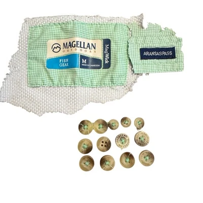Replacement Buttons 13 Magellan Craft DIY Notion Sewing Recycle Mend Repair Lite - Image 1 of 3