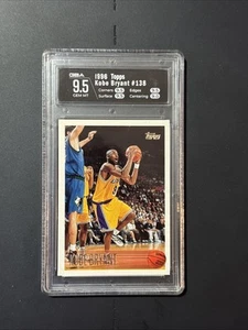1996 Topps Kobe Bryant ROOKIE RC #138 BGS 9.5 GEM MINT - Picture 1 of 2