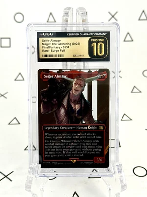 Seifer Almasy - Borderless Surge Foil- CGC 10 Pristine - Magic MTG Final Fantasy - Image 1 of 2