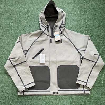 Nike Tech Storm-FIT Hooded Rain Jacket Light Army Black HM9473-320 Mens Medium - Image 1 of 4