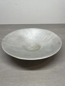 "Placa de metal plateado Nambe 624 altura 2,5"" diámetro 10,25"" profundidad 2""" - Imagen 1 de 3