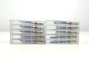 Lot x10) Dentsply Tulsa Dental Vortex Blue Rotary- Size 50 - Picture 1 of 4