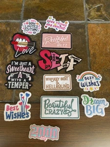 Lot Of 12 Iron On Patches - Picture 1 of 1