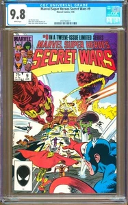 Marvel Super Heroes Secret Wars #9 (1985) CGC 9,8 WP Shooter - Zeck - Beatty - Imagen 1 de 2
