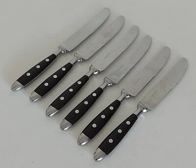 6 x Messer mit genietetem Griff - Landhausstil - Rostfrei - Bild 1 von 4