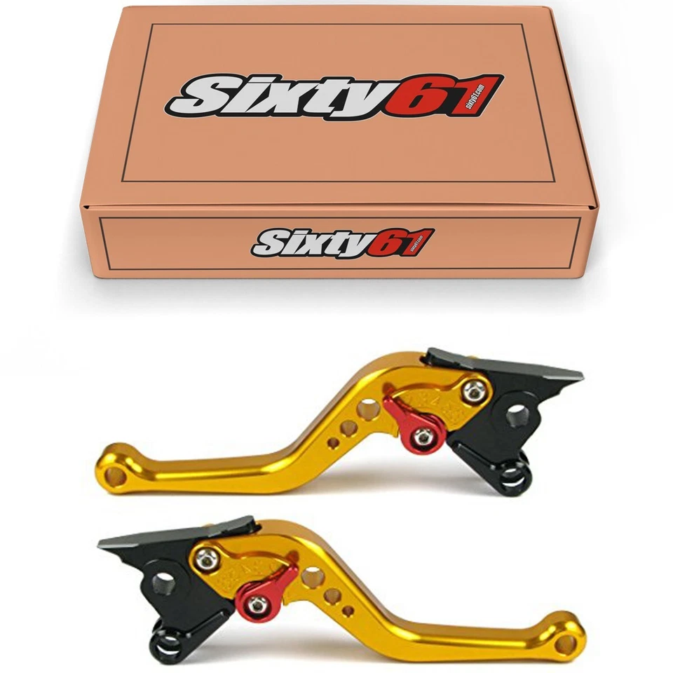 GSXR 600 Palancas Doradas Suzuki 2006-2019 2020 2021 Embrague de Freno Corto Ajustable Foto 1 de 1