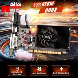 GT610 Graphics Card 810MHZ DDR3 1GB Gaming Video Card for Computer (GT610 2GB) - Picture 1 of 12