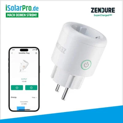 ISOLARPRO Zendure Satellite Plug Smart Plug App-Steuerung Intelligente Steckdose