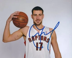 Signed 8x10 JONAS VALANCIUNAS Toronto Raptors Autographed Photo COA - Picture 1 of 1