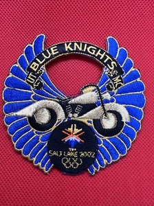 Utah Winter Olympics 2002 UT Blue Knights MC Motorcycle Patch - Picture 1 of 3