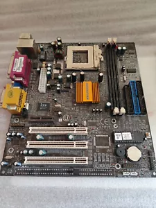 Socket 370 ATX *Tualatin* SET ECS P6STMT Motherboard, CPU & 128 MB RAM + Bonus - Picture 1 of 6