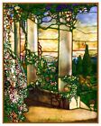 A Greek Temple Louis Comfort Tiffany Counted Cross Stitch Pattern