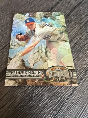 1997 Fleer Metal Universe Baseball card #113 Justin Thompson, Tigers (L9) - Image 1 of 2