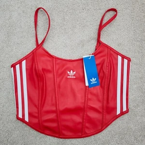 Adidas Mujer Talla 10 Firebird Plisado Corsé Rojo IW8462 - Imagen 1 de 6