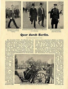 Quer durch Berlin* Prominenz mit der Kodak "fixiert" Text-& Bilddokumente v.1901 - Bild 1 von 4
