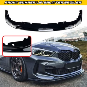 Spoilerlippe Front Ansatz für BMW 1er F40 M-Paket/ M135i schwarz Hochglanz - Bild 1 von 6