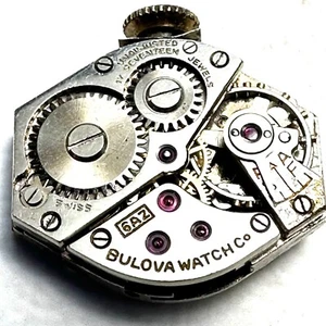 Orologio Meccanico Bulova 6AZ Donna 17 Jewel PER RICAMBI 20-232 - Foto 1 di 4