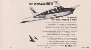 1967 & 1968 Piper Comanche Aircraft ads 1/11/2024l - Picture 1 of 2