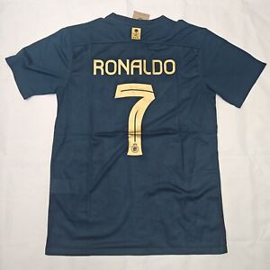 Al Nassr Ronaldo CR7 Blue Soccer Jersey NEW (S/M)