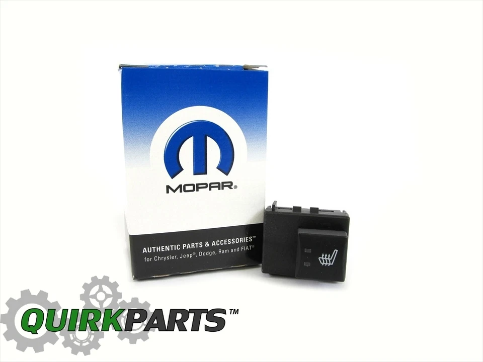 06-11 DODGE CHRYSLER RAM FRONT LEFT DRIVER SIDE HEATED SEAT SWITCH MOPAR GENUINE - Image 1 of 4