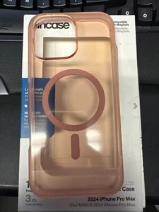 Incase Slim hard shell Case w/ Magsafe for iPhone 16 Pro Max 6.9" blush pink - Picture 1 of 3