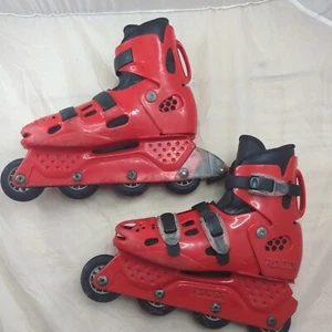 ROCES INLINE NRT TOKYO ROADSKATE Adjustable SIZE 6/5/4-3 Red Roces Italy - Picture 1 of 13