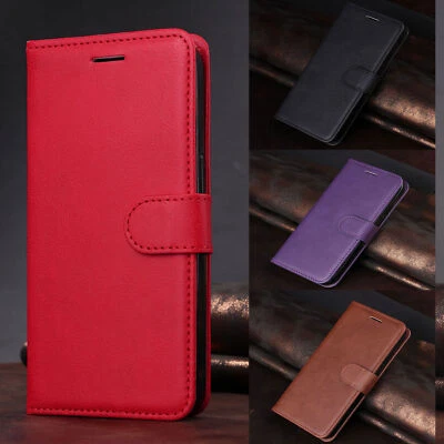 PU Leather Flip Wallet Phone Cover Case for Samsung S24 A15 A25 A05 S23 FE M54 - Image 1 of 4