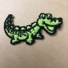 Alligator Patch - Green - Cartoon - 2 Inches X 1 Inch