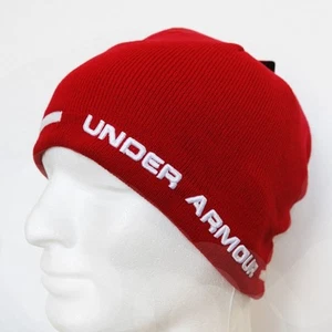 CAPPELLO UNDER ARMOUR GRIDLINE BEANIE 1208911  ROSSO - Foto 1 di 1