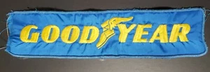 Vintage GOODYEAR Uniform 12 Inches Yellow & Blue Patch - Picture 1 of 5