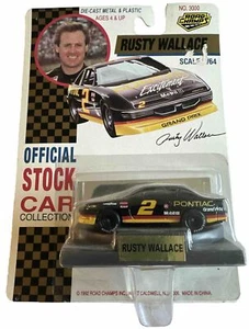 Road Champs #2 Rusty Wallace 1992 NASCAR Pontiac Grand Prix Pontiac Excitement - Picture 1 of 5