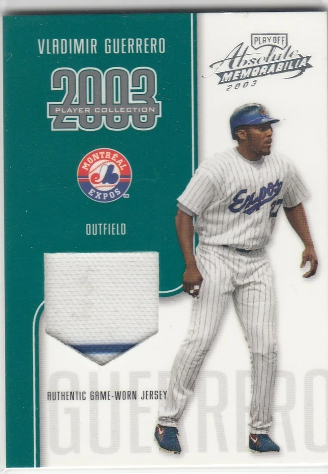 Camiseta del juego Vladimir Guerrero Playoff Absolute Memorabilia 2003/75 - Exposiciones Foto 1 de 1
