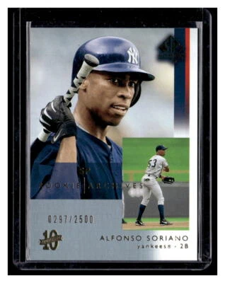 Alfonso Soriano 2003 SP Authentic 109  RA, SN2500 - Image 1 of 2