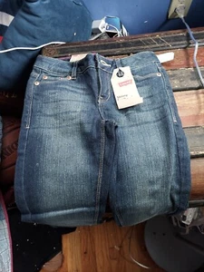 Levis Skinny Flare Size 8 Girls Electric Sky - Picture 1 of 6