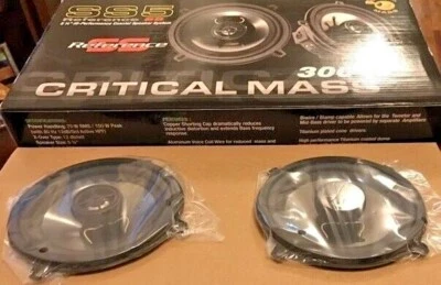 CRITICAL MASS 音频 SS5 5.25 英寸扬声器 FOCAL JL 同轴美国放大器 最佳汽车 ADS PPI — 第 1/4 张图片