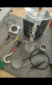 Dschinni Shisha Amfora Mini Clear + Zubehör (Werkbund Zeus) - Bild 1 von 5