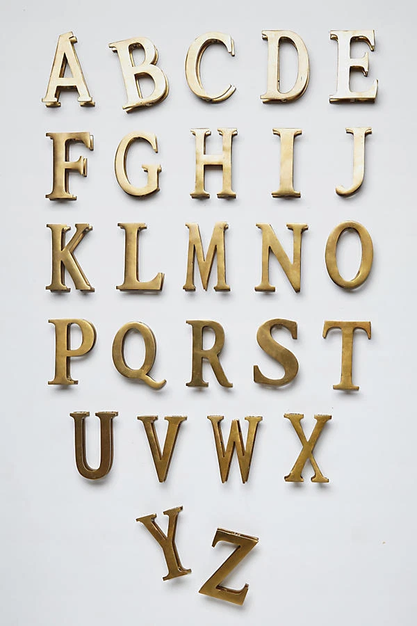 NUEVO CON ETIQUETAS Anthropologie Monograma Hierro Golpe - "A", "E", "P" o "T",  Foto 1 de 4