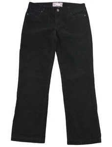 J.Crew Women's Corduroy Pants Relaxed Fit Bootcut Cropped Trouser Size 8S Black - Picture 1 of 9