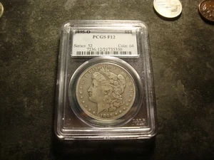1895-O PCGS F12 Morgan Head Dollar Nice Looking Coin SLABZ - Picture 1 of 4
