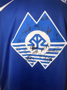 Norwegen Authentic Fußball Nike Tshirt Brunvoll c Signaturen Gr. L neu mit Etikett - Bild 1 von 13