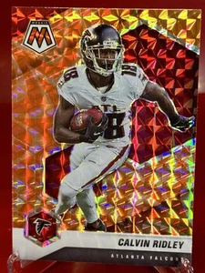 2021 Panini Mosaic Calvin Ridley #16 Prizm Reactive Orange Atlanta Falcons - Picture 1 of 2