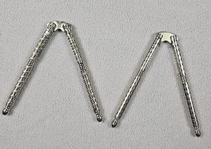 Vintage Stainless Steel Nut Crackers (Set Of 2) - Picture 1 of 5