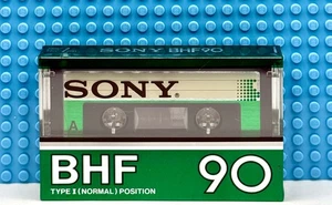 CINTA CASETE SONY BHF 90 1982 EUROPA TIPO I EN BLANCO (1) (SELLADA) - Imagen 1 de 3