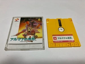 Arumana no Kiseki Miracle of Almana Nintendo Famicom Disk FCD Japan import - Picture 1 of 3