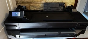 HP DesignJet T120 24" A1 plotter Large Format Printer No Printead , No Spinder - Afbeelding 1 van 23