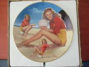 Marilyn Monroe Norma Jeane 1995 Limited Edition Hamilton Plate Free Spirit - Bild 1 von 2