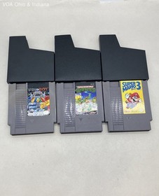 Super Mario Bros 3 TMNT Pin-Bot NES Game Lot Nintendo Cartridges Retro 1980s