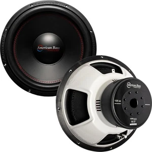 (2) AMERICAN BASS DX 15” 4-OHM SVC CAR AUDIO SUBWOOFERS SUBS SUBWOOFER (1 PAIR) - Picture 1 of 5
